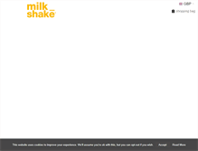 Tablet Screenshot of milkshakehaircare.co.uk